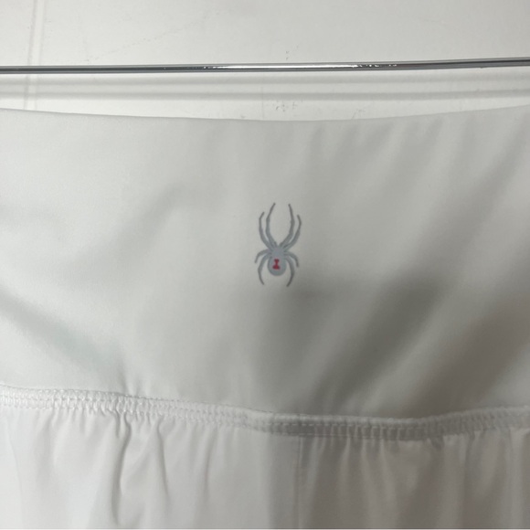 Spyder Active Women's White Athletic Shorts Lined Size M - Picture 3 of 6
